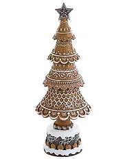 Set of 2 Christmas Decorations KOPPELO 33/42 cm Christmas Tree Brown_1175645