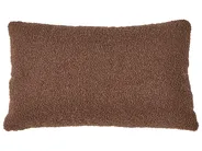 Corner Sofa 3 Seater FLAM Boucle Brown Left Hand_1034360