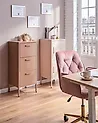 Büroschrank WOSTOK Metall Pfirsichrosa