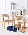 Esszimmerstuhl 2er Set DALBO Bouclé Hellbraun / Beige