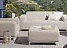 Ottoman ROVIGO Fabric Beige
