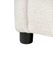 Fernsehsessel OTUS mit Fußstütze Bouclé Cremeweiß_1003295