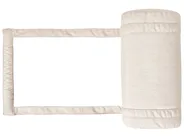 Sonnenliege mit Kissen CESANA PREMIUM mit Relaxfunktion Akazienholz Hellbeige_991094