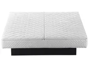 Wasserbett Samtstoff AVALLON 180 x 200 cm Marineblau_846981