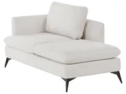 Linksseitige Chaiselongue SIEVOZ Stoff Hellbeige_978606