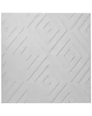Teppich BORAH Hellgrau 160 x 160 cm_1107506