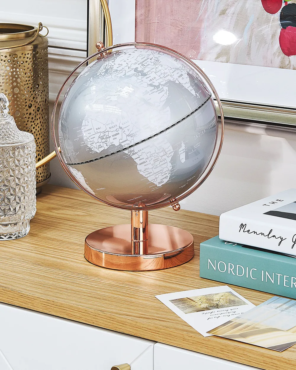 Globus CABOT 28 cm Silber