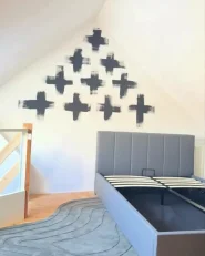 Bed met opbergruimte DREUX Kunstleer Donkergrijs 140 x 200 cm_1065298
