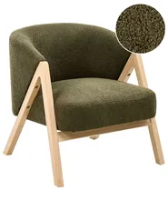 Sessel SKEI Bouclé Dunkelgrün_1027738