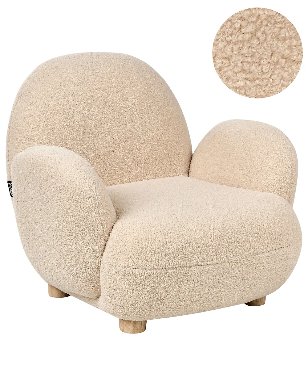 Kindersessel HEM Bouclé Beige