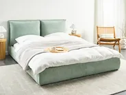 Bett mit Lattenrost Samtstoff BAJONNA 160 x 200 cm Mintgrün_1009533
