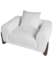 Sessel VINLIDEN Bouclé Weiß_1048283