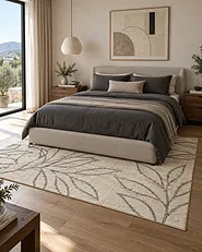 Rug BISMIL Light Beige 160 x 230 cm_1175241
