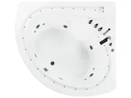 Corner Hot Tub with LED PELICAN 2060 x 1650 mm White_755877