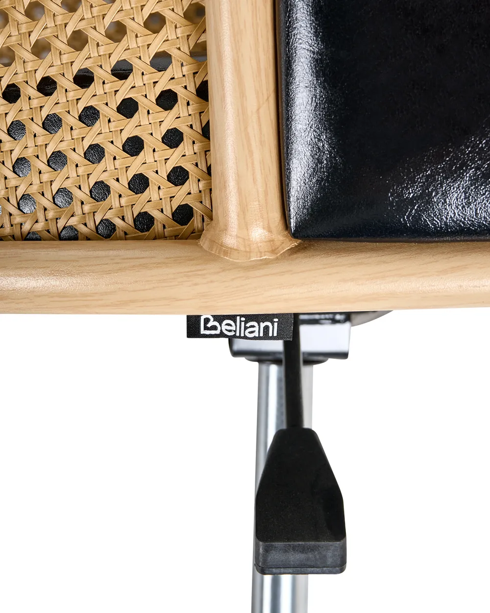 Desk Chair ELKHART Faux Leather Black_997678