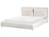 Wasserbett Stoff BAJONNA 180 x 200 cm Hellbeige