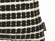 Set of 2 Decorative Cushions YONCALI 45 x 45 cm Cotton Black Checked_802139