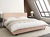Wasserbett Bouclé ALBI 180 x 200 cm Beige