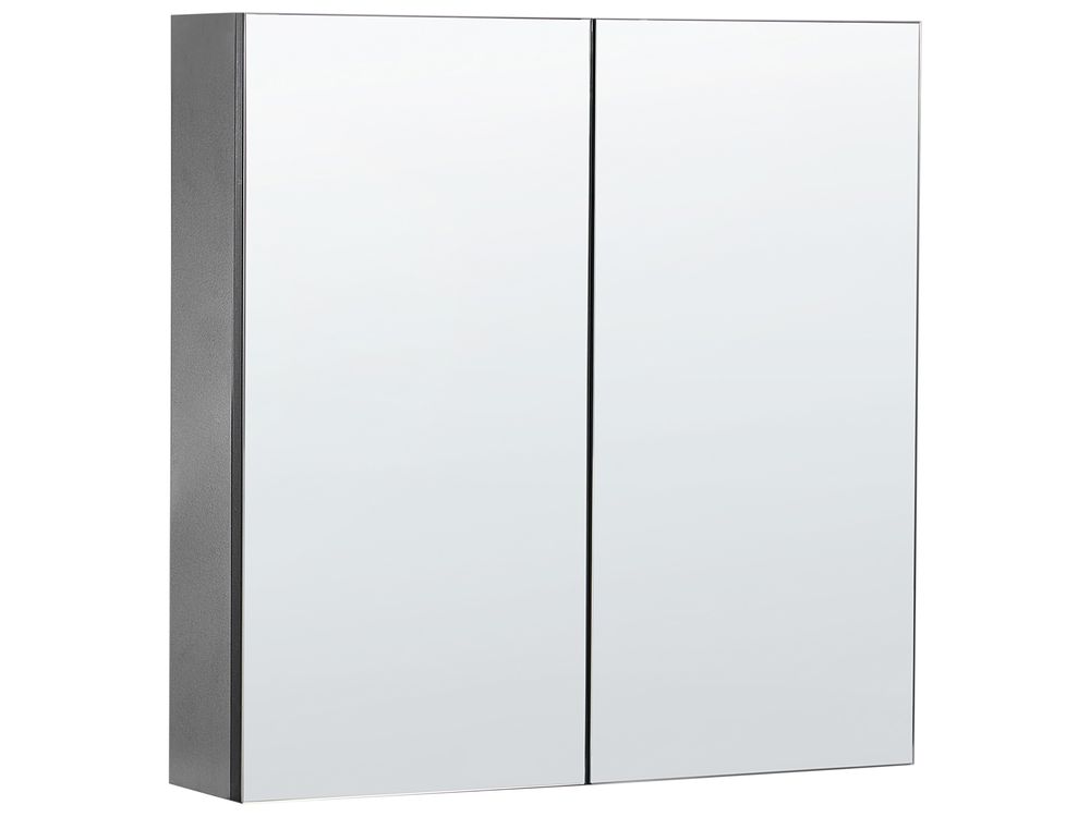 Armoire de toilette murale NAVARRA 60 cm x 60 cm Noir