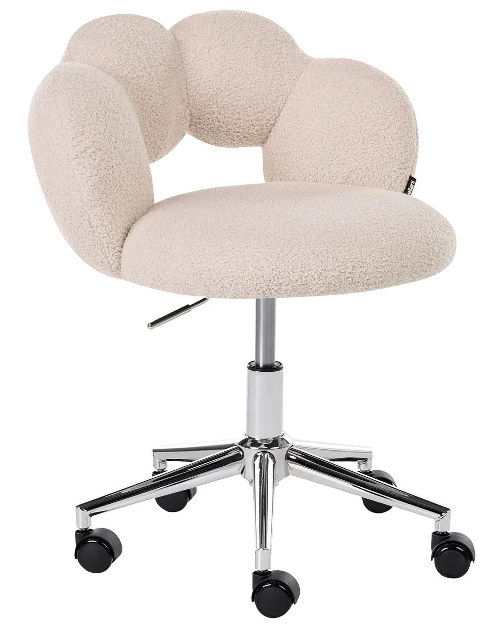 Desk Chair WHIZZY Boucle Light Beige_1062623