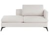 Rechtsseitige Chaiselongue SIEVOZ Stoff Hellbeige