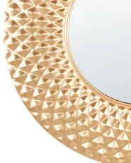 Wandspiegel COMBE 60 cm 60 cm Metall Gold_892159