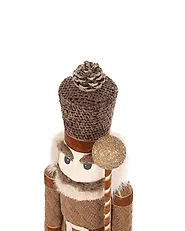 Set od 2 dekorativne figurice KOLARI 68/91 cm Orašar Smeđi_1156786