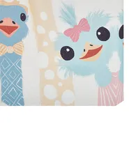Leinwand 3er Set TILLIA 30 x 30 cm Tiermotiv Bunt_819744