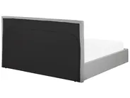 Bett mit Stauraum LORIENT Stoff Grau 180 x 200 cm_827034