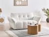Sofa 2-Sitzer HALBA Bouclé Weiß