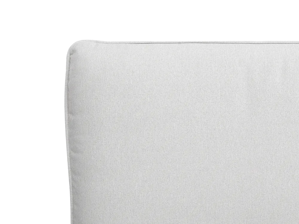 Bett mit Lattenrost Stoff CORIO 160 x 200 cm Hellgrau_903200
