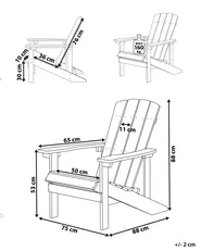 Gartenstuhl ADIRONDACK Türkis_728549