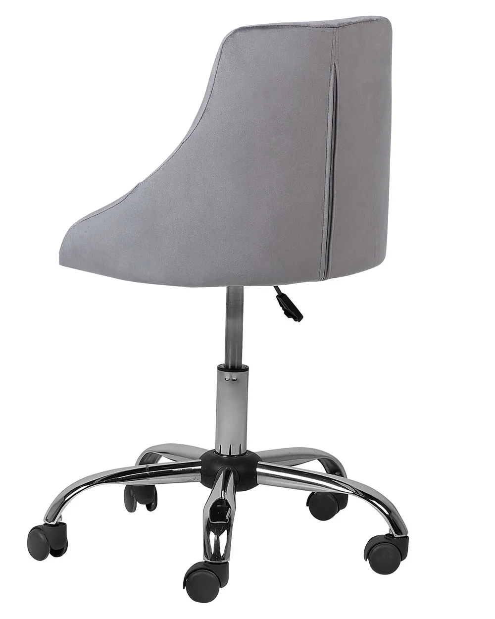 Schreibtischstuhl PARRISH Samtstoff Grau_732443