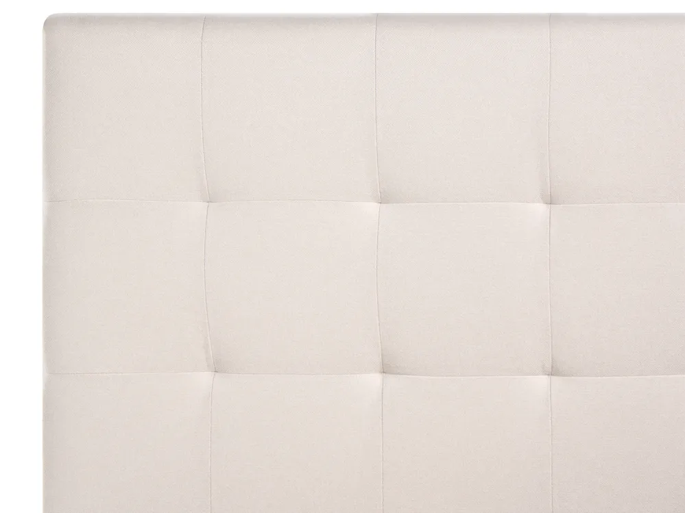 Ottoman Bed LORIENT Fabric Beige 120 x 200 cm (EU Small Double)_1062961