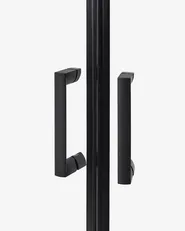 Duschkabine JUKATAN 80 x 80 x 185 cm Schwarz_944700