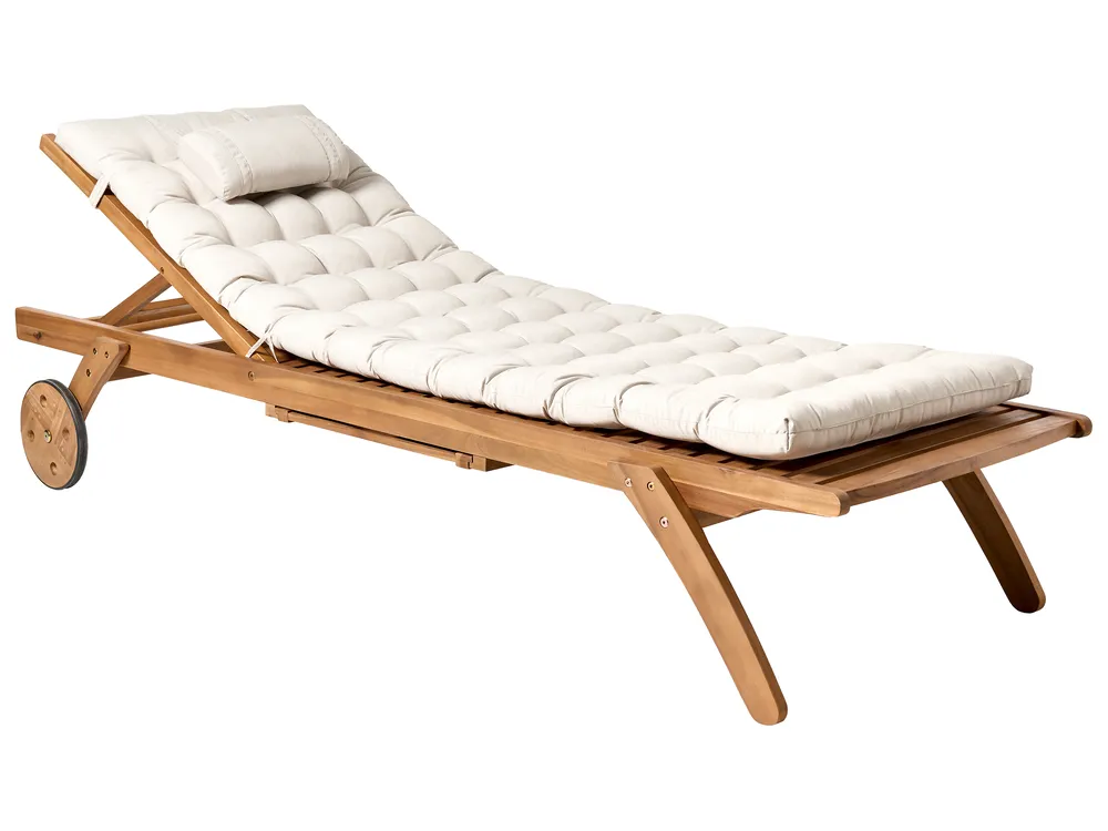 Liegenauflage CESANA PREMIUM 192 x 56 cm Hellbeige_988025
