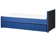Ausziehbett Stoff MARMANDE 90 x 200 cm Marineblau_729449