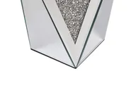 Beistelltisch LUXEY Glas Silber verspiegelt_850882
