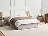 Ottoman Bed without Headboard DINAN Fabric Light Grey 160 x 200 cm (EU King Size)
