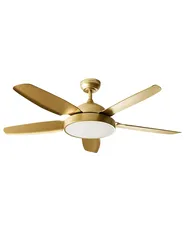 Deckenventilator mit Licht GOSHAABA mit Fernbedienung LED Messing_988751