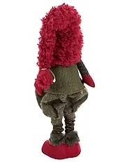 Weihnachtsdekoration 2er Set SAARIOINEN 50-60/62-72 cm Zwerg Rot / Grün_1175045