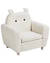 Kindersessel Nilpferd MARIBO Stoff Beige