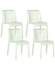Gartenstuhl 4er Set ARICCIA Hellgrün_988781