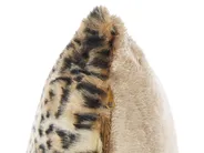 Dekokissen 2er Set FOXTAIL 45 x 45 cm Webpelz Braun Tiermuster_822141