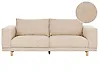 Sofa 3-Sitzer NIVALA Cord Beige