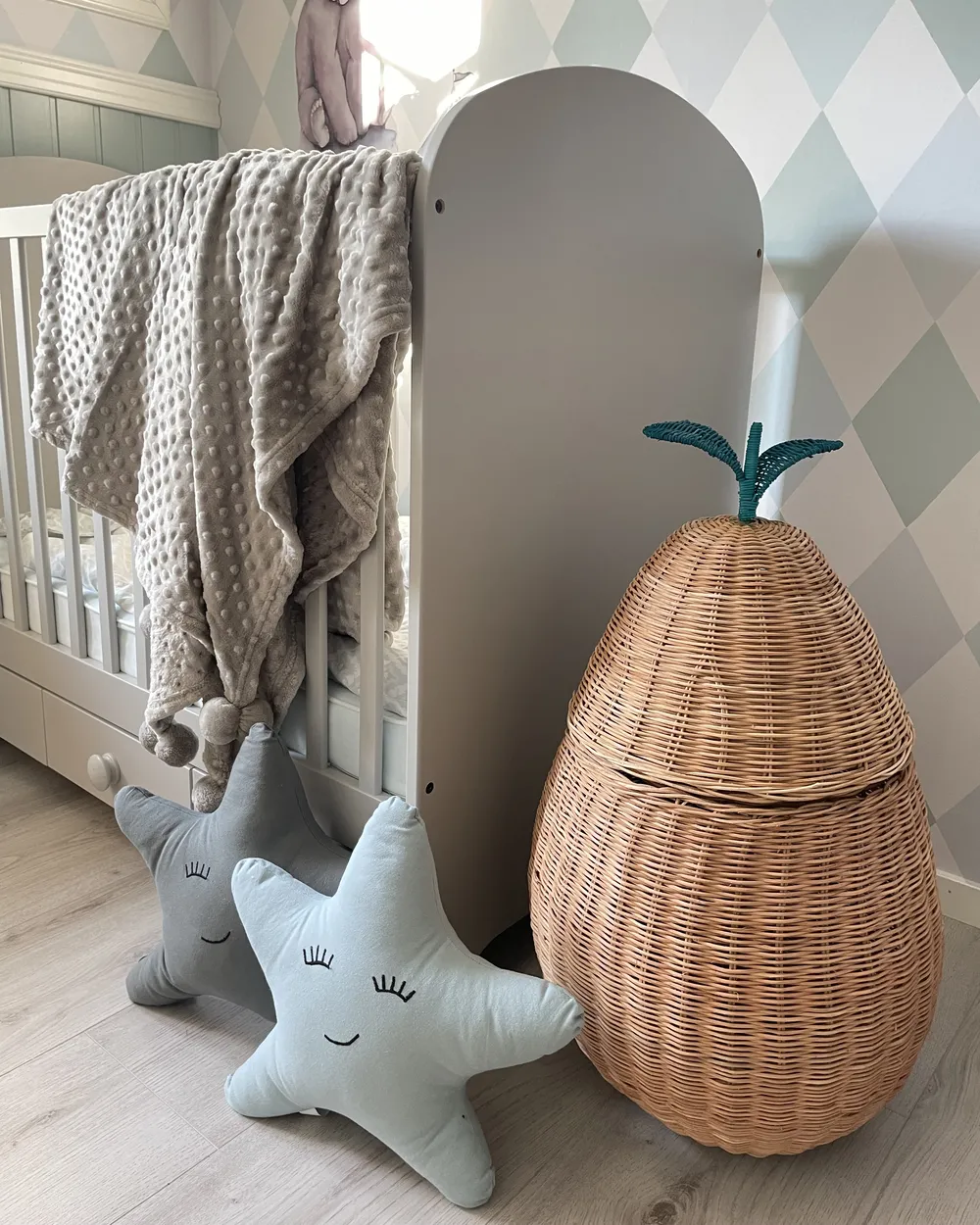 Dekokissen 2er Set BHOPAL Baumwolle 40 x 40 cm Grau Stern_884315