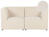 Modulsofa 2-Sitzer LEMVIG Cord Hellbeige