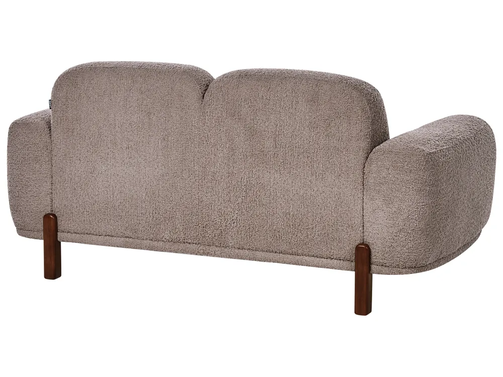 Living Room Set 4 Seater ODNES Boucle Taupe_1053015