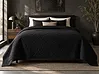 Tagesdecke DELICE 200 x 220 cm Schwarz