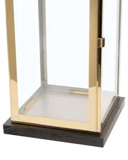 Lantern BORNEO 41 cm Metal Brass_722957
